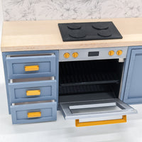 Dollhouse Miniature Signature Minterior Kitchen 2.0 | Wood Countertop
