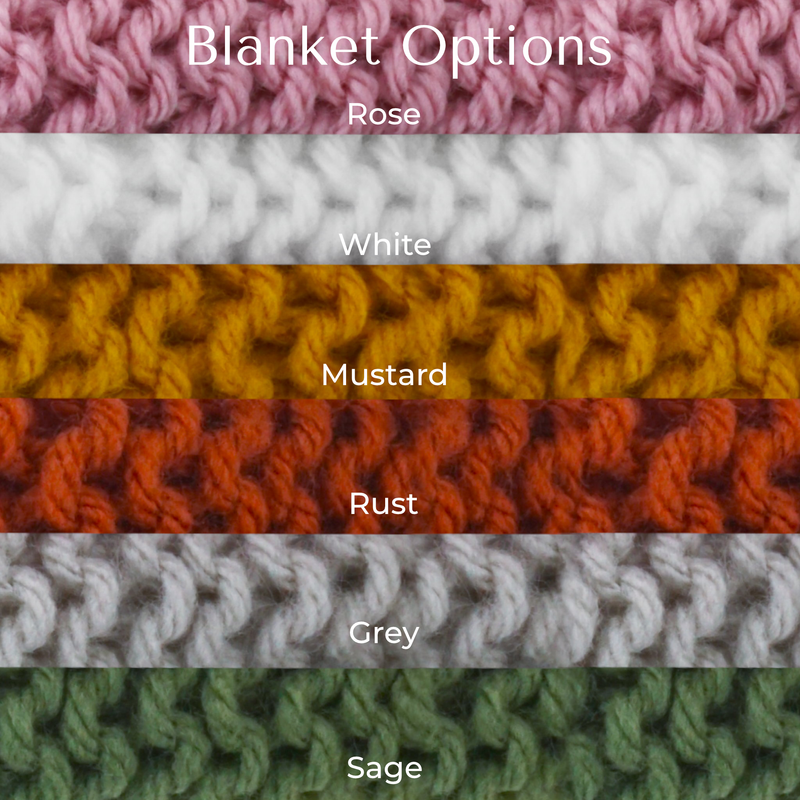 Dollhouse Miniature Knitted Throw Blankets | Single + Double