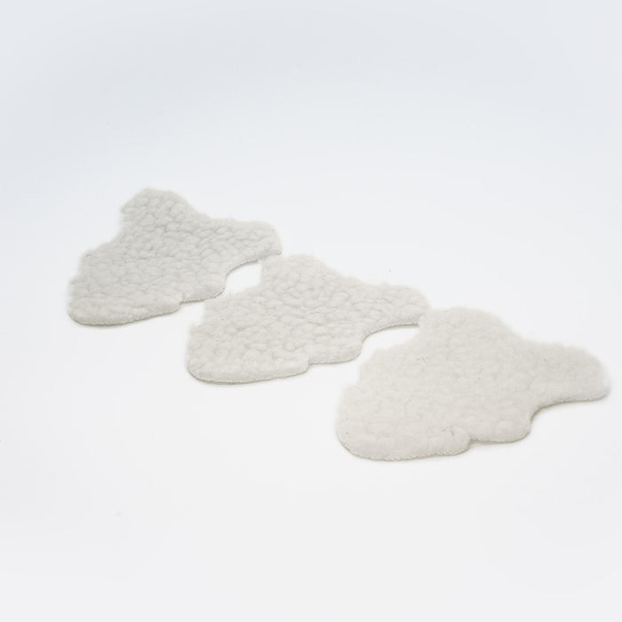 Dollhouse faux sheepskin rug
