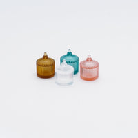 Dollhouse Miniature Ridged Trinket Jar