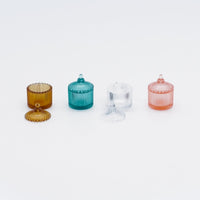 Dollhouse Miniature Ridged Trinket Jar